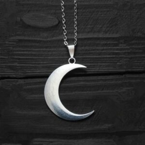 Collier Croissant de Lune couleur Argent