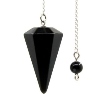 Pendule Agate Noire